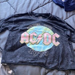 AC⚡️DC graphic long sleeve tee